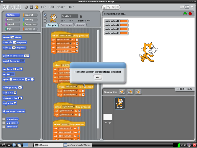 Scratch with file loaded.